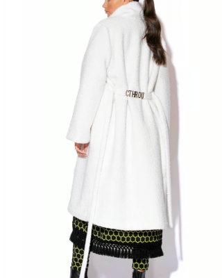 Παλτο Ασπρο C-THROU MADELYN 230-9026