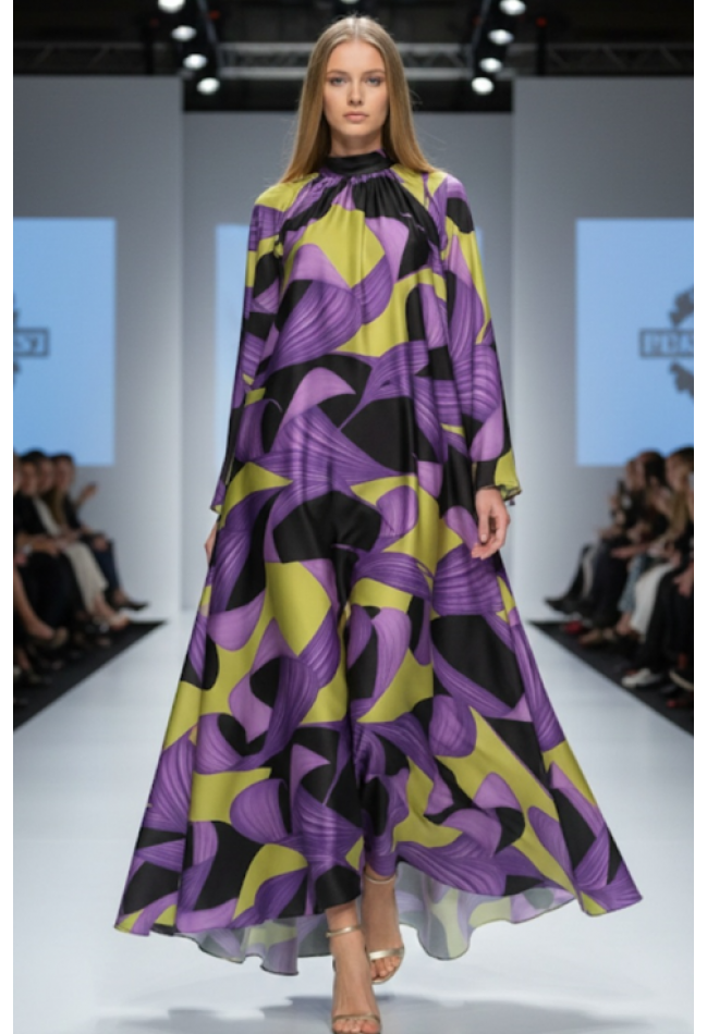 Φορεμα Μωβ-Εμπριμε C-THROU OPHELIA 6038