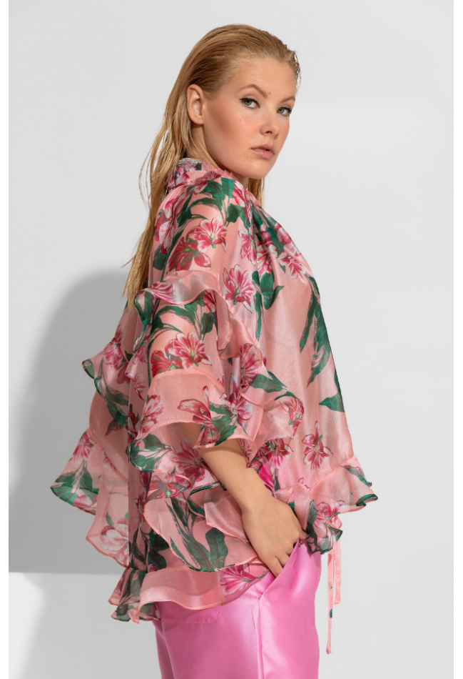 ΠΟΥΚΑΜΙΣΟ ΡΟΖ ΦΛΟΡΑΛ C-THROU  260 2008