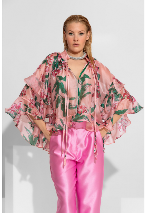 ΠΟΥΚΑΜΙΣΟ ΡΟΖ ΦΛΟΡΑΛ C-THROU  260 2008