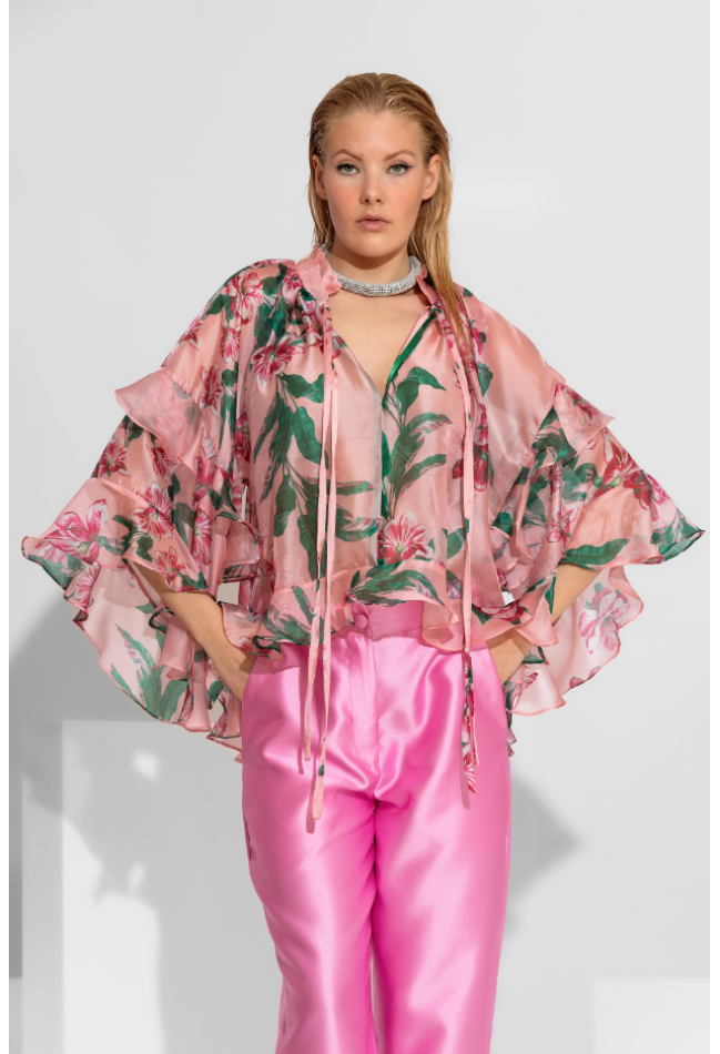 ΠΟΥΚΑΜΙΣΟ ΡΟΖ ΦΛΟΡΑΛ C-THROU  260 2008