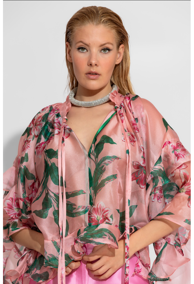 ΠΟΥΚΑΜΙΣΟ ΡΟΖ ΦΛΟΡΑΛ C-THROU  260 2008