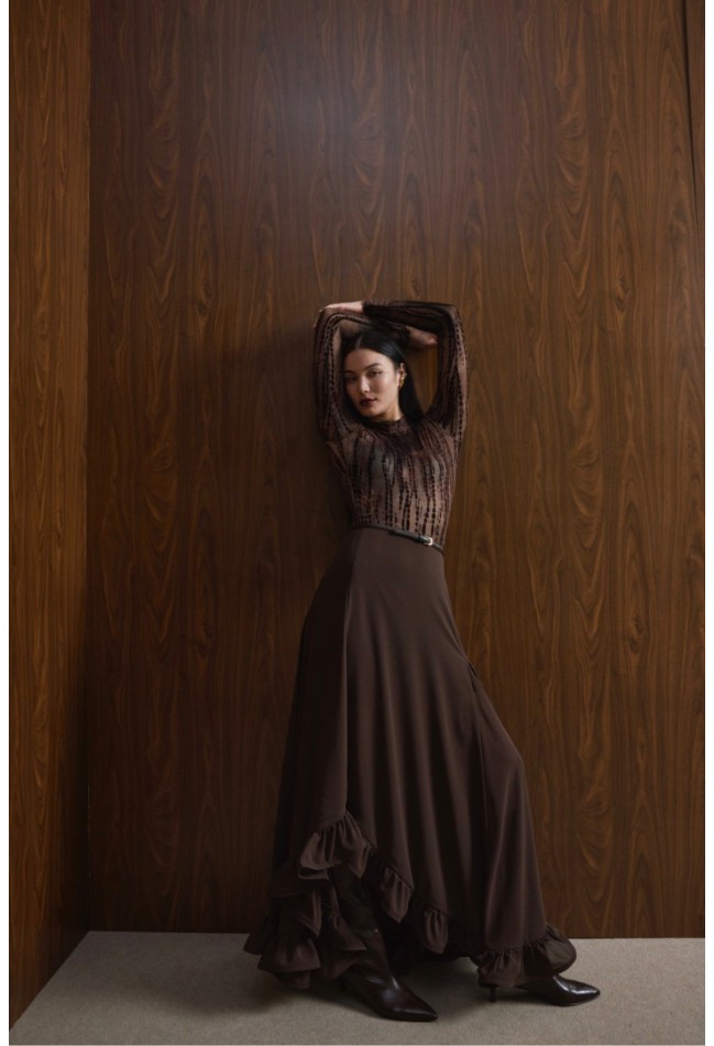 ΤΟΠ ΚΟΡΜΑΚΙ ΚΑΦΕ CIEL CONCEPT Second Skin Mesh Top