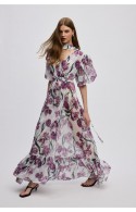 ΚΙΜΟΝΟ ΦΛΟΡΑΛ ΜΩΒ CIEL CONCEPT  TULIPA KIMONO