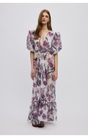 ΚΙΜΟΝΟ ΦΛΟΡΑΛ ΜΩΒ CIEL CONCEPT  TULIPA KIMONO
