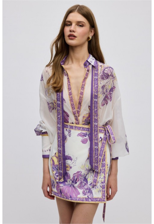ΠΟΥΚΑΜΙΣΟ ΕΜΠΡΙΜΕ ΜΩΒ CIEL CONCEPT  VASILIKI SHIRT