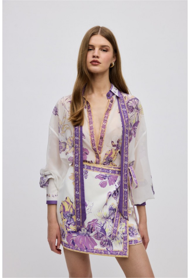 ΠΟΥΚΑΜΙΣΟ ΕΜΠΡΙΜΕ ΜΩΒ CIEL CONCEPT  VASILIKI SHIRT