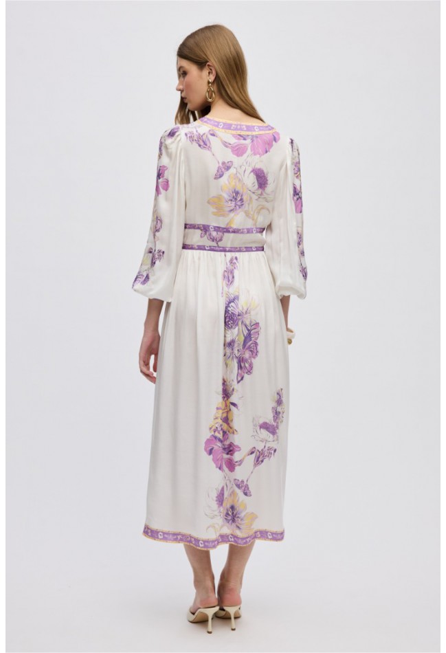 ΦΟΡΕΜΑ ΕΜΠΡΙΜΕ ΜΩΒ CIEL CONCEPT VASILIKI MIDI DRESS