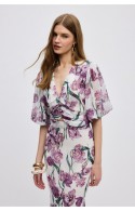ΜΠΛΟΥΖΑ ΤΟΠ ΦΛΟΡΑΛ ΜΩΒ CIEL CONCEPT  TULIPA SHIRT TOP