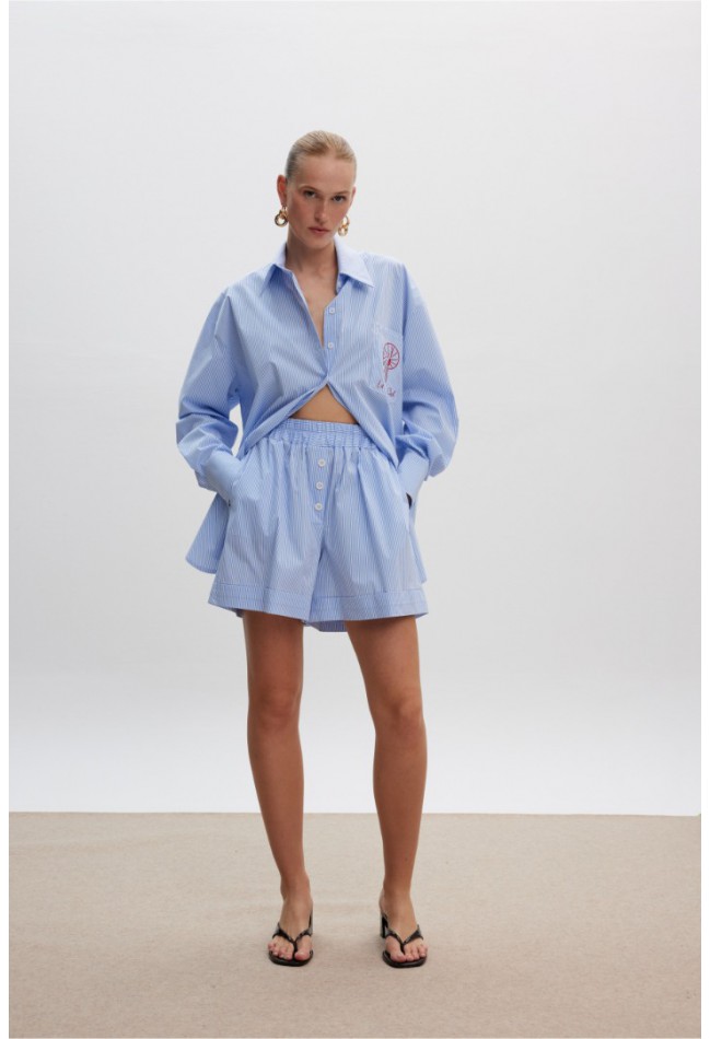 ΣΟΡΤΣ ΣΙΕΛ-ΡΙΓΑ CIEL CONCEPT La Vie En Ciel Ciel Stripes Mini Shorts