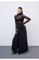 ΦΟΥΣΤΑ ΜΑΥΡΟ CIEL CONCEPT Black Jersey Skirt