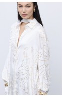 ΠΟΥΚΑΜΙΣΟ ΛΕΥΚΟ-ΧΡΥΣΟ CIEL CONCEPT Gold Lines Shirt White