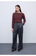 ΜΠΛΟΥΖΑ ΜΠΡΑΟΥΝ  CIEL-CONCEPT  Stefani Knit Top Brown