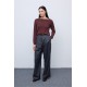 ΜΠΛΟΥΖΑ ΜΠΡΑΟΥΝ  CIEL-CONCEPT  Stefani Knit Top Brown