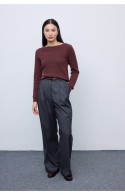 ΜΠΛΟΥΖΑ ΜΠΡΑΟΥΝ  CIEL-CONCEPT  Stefani Knit Top Brown