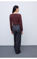 ΜΠΛΟΥΖΑ ΜΠΡΑΟΥΝ  CIEL-CONCEPT  Stefani Knit Top Brown
