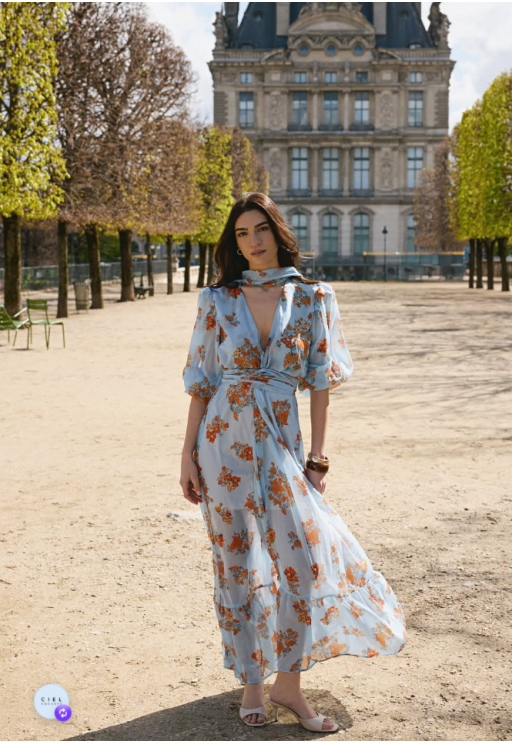 ΚΙΜΟΝΟ ΣΙΕΛ ΦΛΟΡΑΛ CIEL CONCEPT ERATO KIMONO
