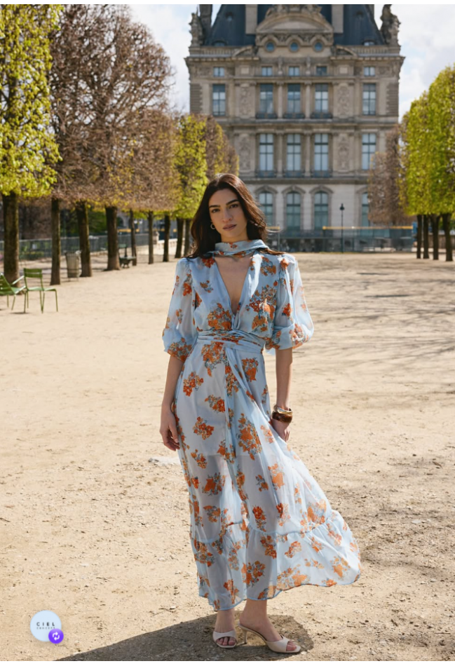 ΚΙΜΟΝΟ ΣΙΕΛ ΦΛΟΡΑΛ CIEL CONCEPT ERATO KIMONO