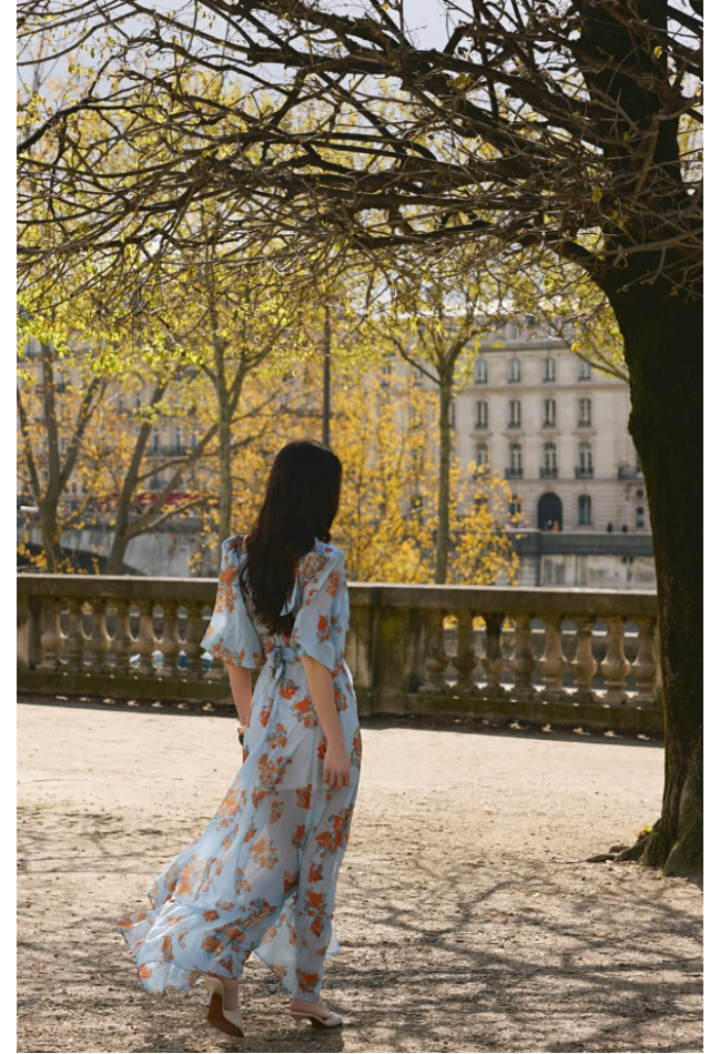 ΚΙΜΟΝΟ ΣΙΕΛ ΦΛΟΡΑΛ CIEL CONCEPT ERATO KIMONO