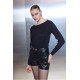 ΜΠΛΟΥΖΑ ΜΑΥΡΟ CIEL-CONCEPT  Stefani Knit Top Black