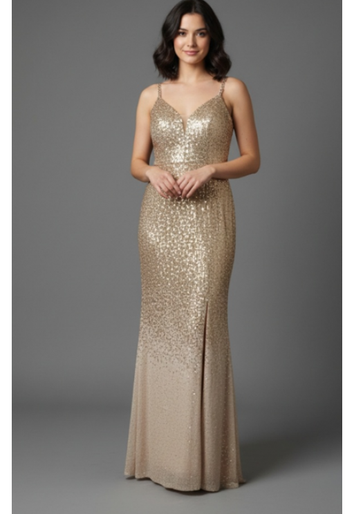 Φορεμα Χρυσο EFFECT 2412