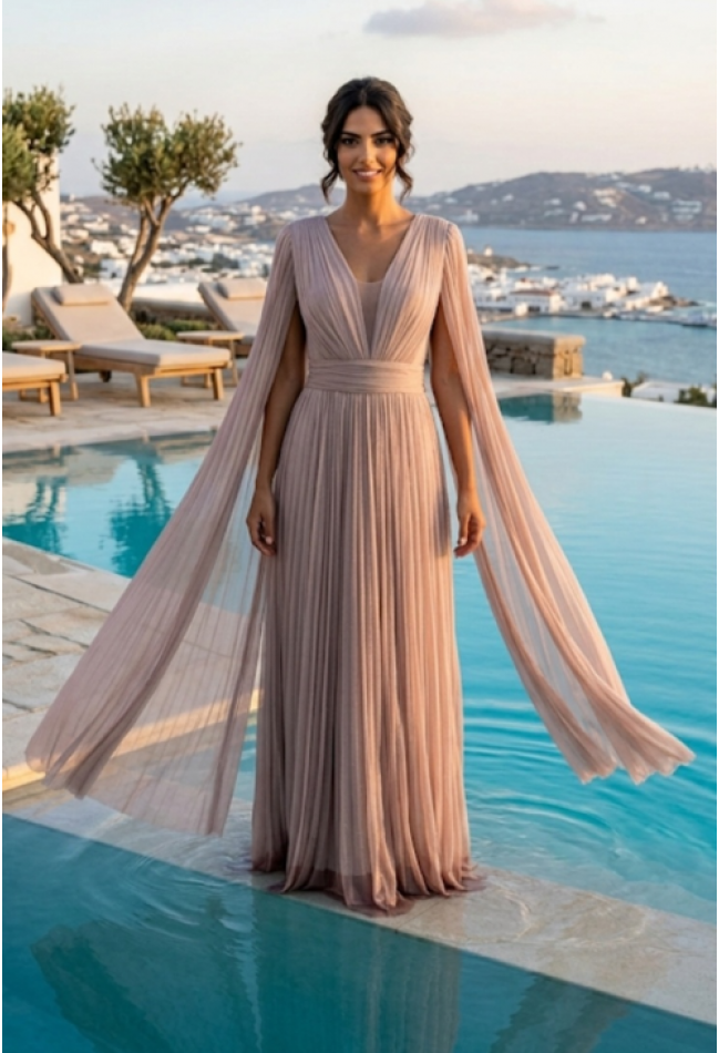 ΦΟΡΕΜΑ ΡΟΖ ΠΟΥΔΡΑΣ EMELY 37990