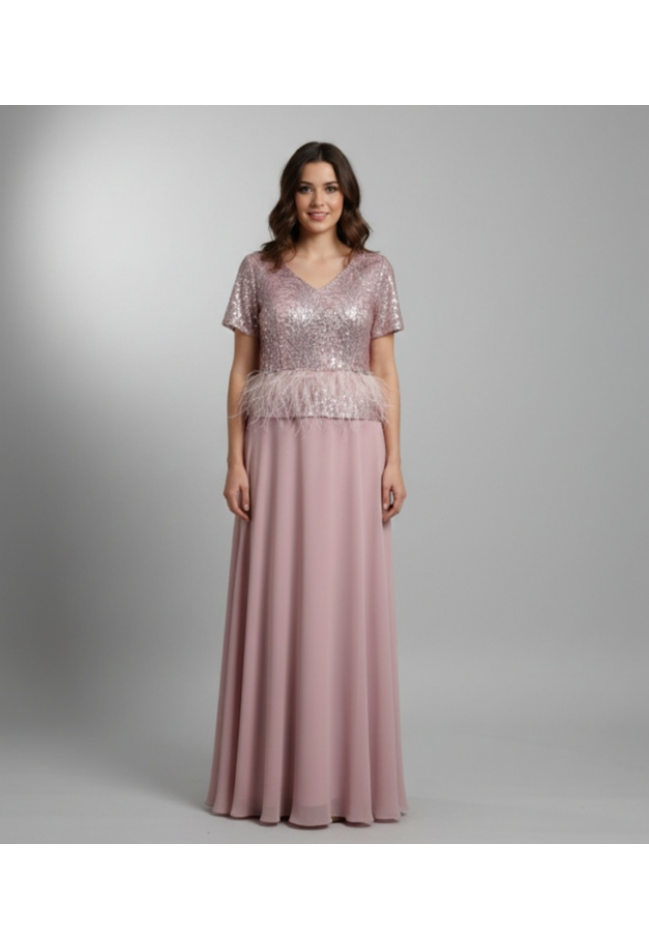 ΦΟΡΕΜΑ ΡΟΖ ΠΟΥΔΡΑΣ  GIOLTZOGLOU  23080-1