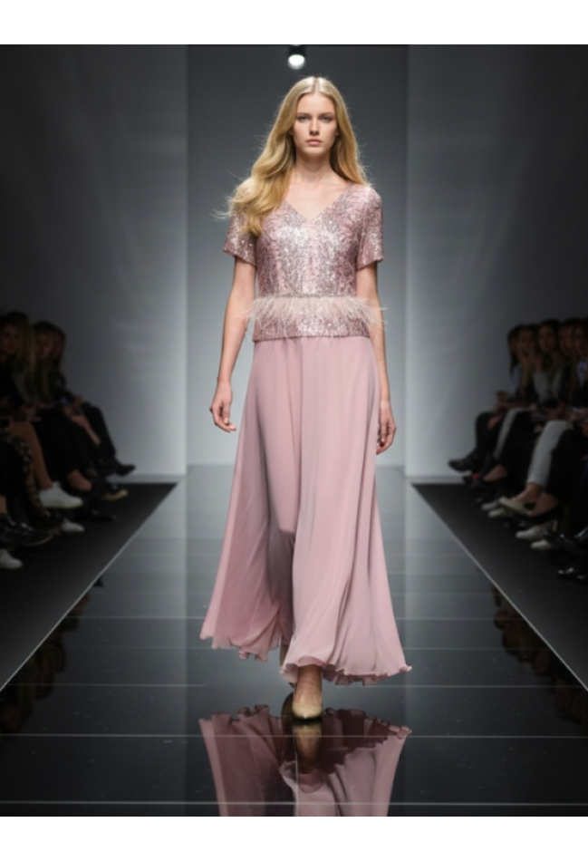 ΦΟΡΕΜΑ ΡΟΖ ΠΟΥΔΡΑΣ  GIOLTZOGLOU  23080-1