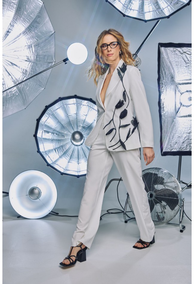 ΠΑΝΤΕΛΟΝΙ ΛΕΥΚΟ L.Q, FASHION 3043