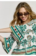 ΜΠΛΟΥΖΑ ΕΜΠΡΙΜΕ ΠΡΑΣΙΝΟ L.Q. FASHION 3068