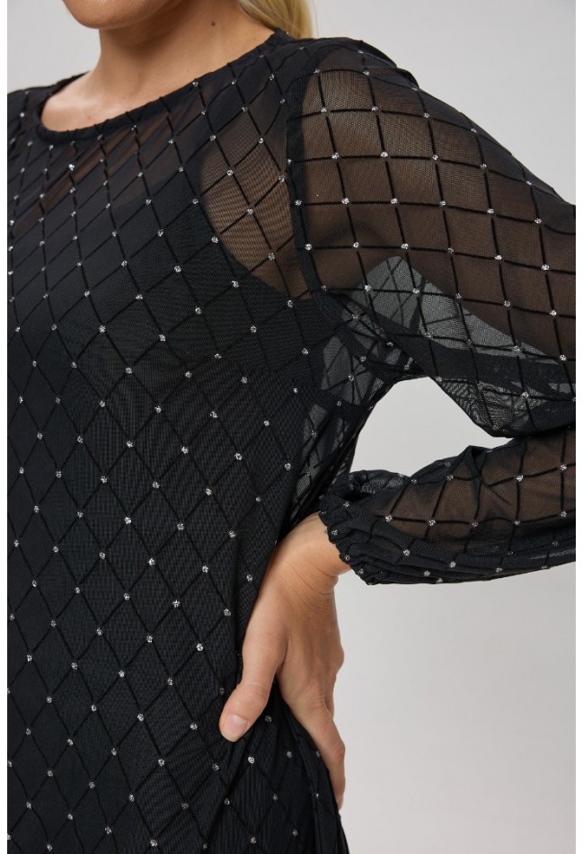 ΜΠΛΟΥΖΑ ΜΑΥΡΗ L.Q. FASHION 4108