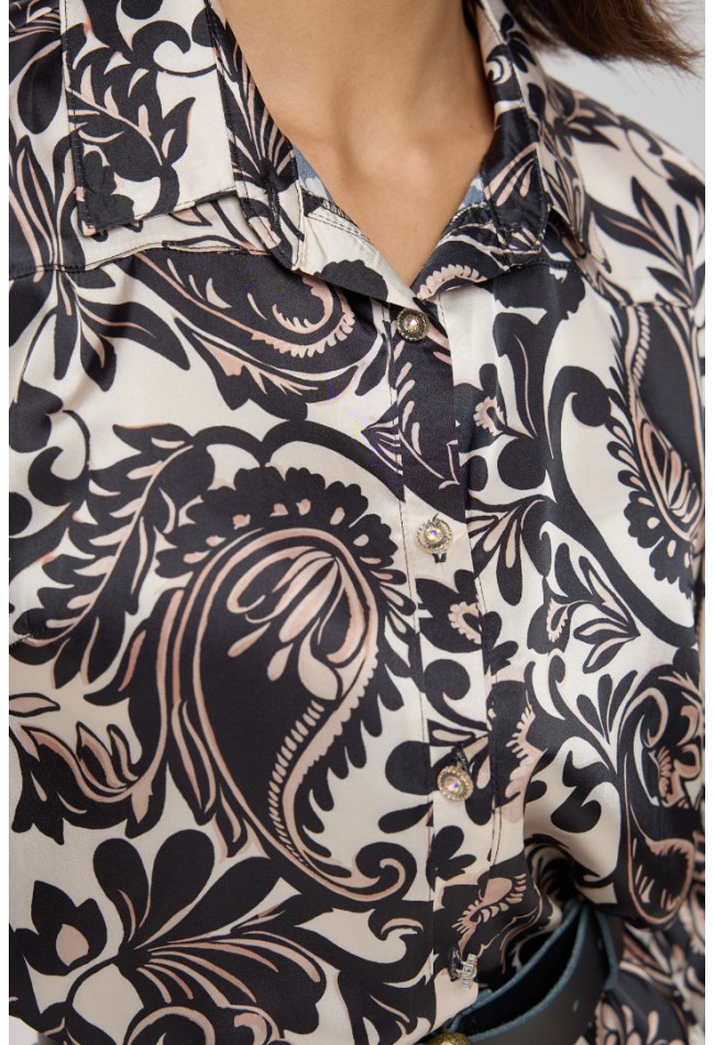 ΠΟΥΚΑΜΙΣΟ ΕΜΠΡΙΜΕ ΜΠΕΖ-ΜΑΥΡΟ L.Q. FASHION 4043