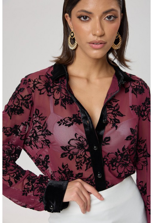 ΠΟΥΚΑΜΙΣΟ ΜΠΟΡΝΤΩ L.Q. FASHION 411