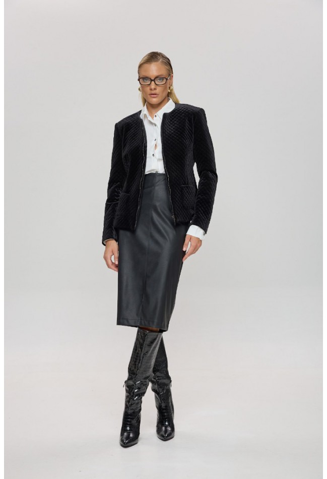 Φουστα Μαυρη L.Q. 4020