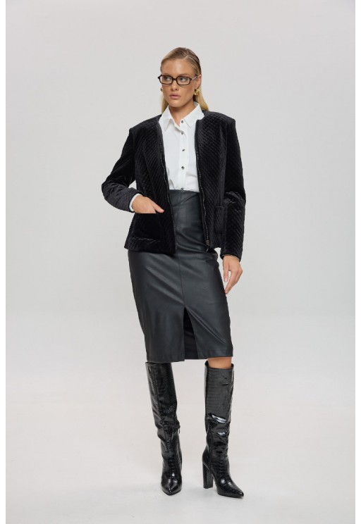 Φουστα Μαυρη L.Q. 4020