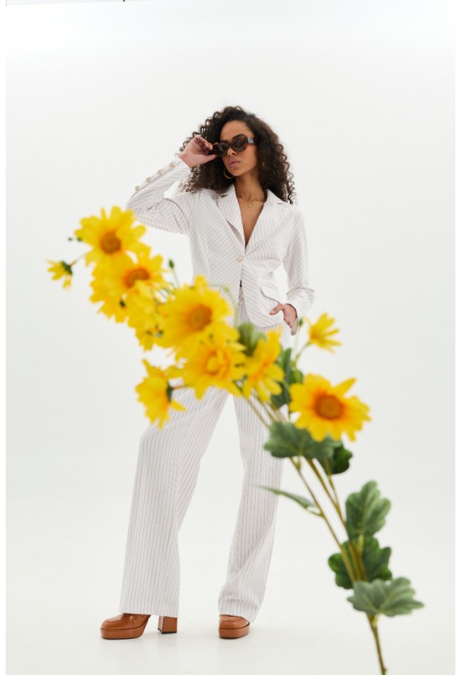 ΣΑΚΑΚΙ ΕΚΡΟΥ  ΡΙΓΑ ΛΕΥΚΗ L.Q. FASHION  4238