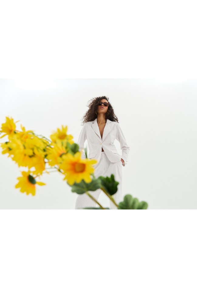 ΣΑΚΑΚΙ ΕΚΡΟΥ  ΡΙΓΑ ΛΕΥΚΗ L.Q. FASHION  4238