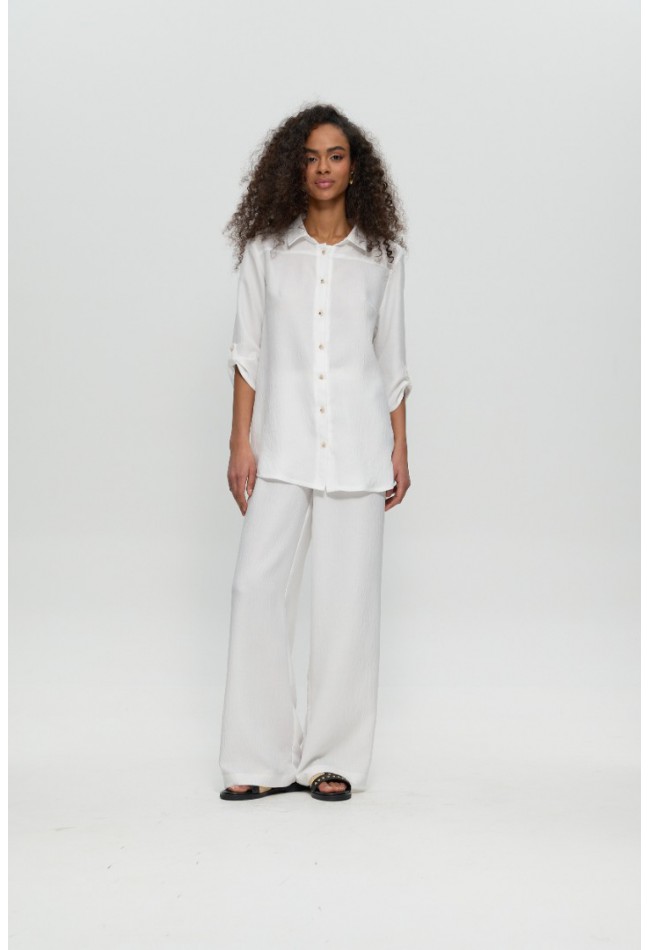 ΠΟΥΚΑΜΙΣΟ ΛΕΥΚΟ L.Q.FASHION 4310