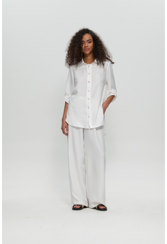 ΠΟΥΚΑΜΙΣΟ ΛΕΥΚΟ L.Q.FASHION 4310