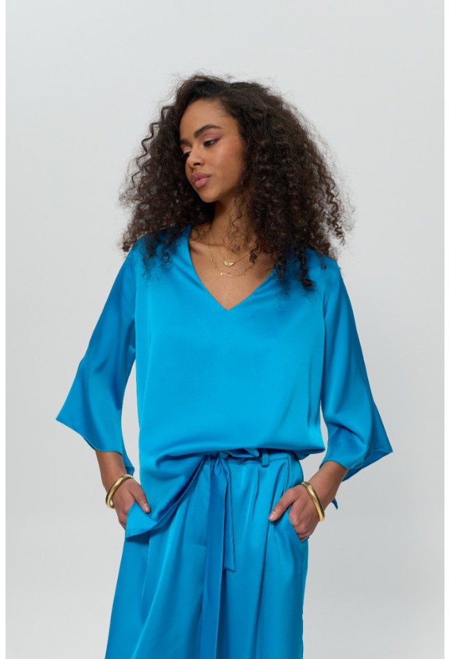 ΜΠΛΟΥΖΑ ΤΥΡΚΟΥΑΖ LQ, FASHION 4289