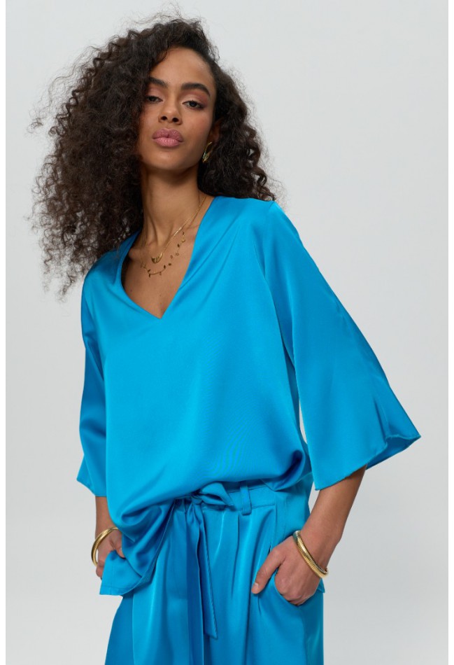ΜΠΛΟΥΖΑ ΤΥΡΚΟΥΑΖ LQ, FASHION 4289