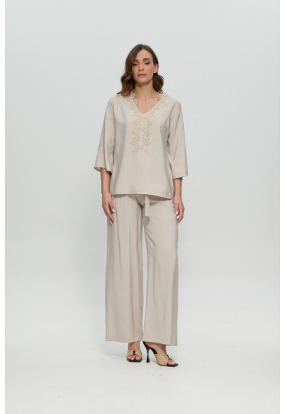 ΠΑΝΤΕΛΟΝΑ ΕΚΡΟΥ L.Q. FASHION 4298