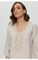ΜΠΛΟΥΖΑ ΕΚΡΟΥ L.Q. FASHION 4297