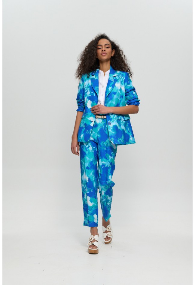 ΣΑΚΑΚΙ ΜΠΛΕ -MENTA ΦΛΟΡΑΛ L.Q. FASHION  4200