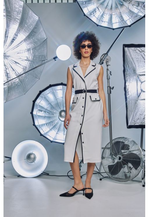 ΦΟΡΕΜΑ ΛΕΥΚΟ L.Q. FASHION 3041