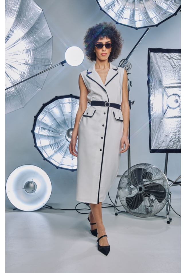 ΦΟΡΕΜΑ ΛΕΥΚΟ L.Q. FASHION 3041