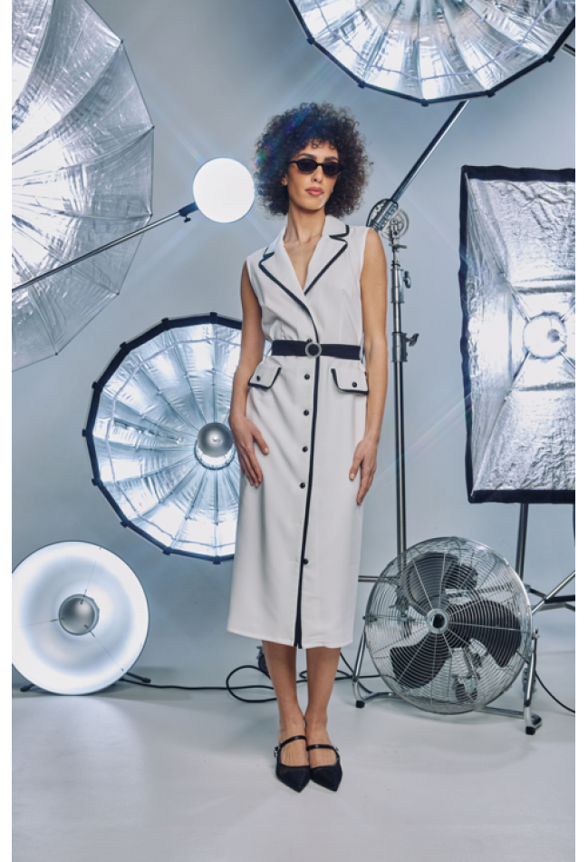 ΦΟΡΕΜΑ ΛΕΥΚΟ L.Q. FASHION 3041
