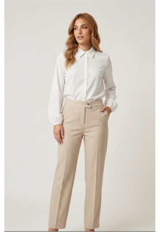 ΠΑΝΤΕΛΟΝΙ ΕΚΡΟΥ ΡΙΓΑ L.Q. FASHION 4239