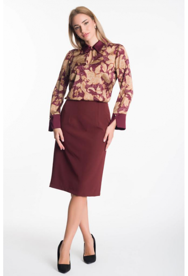 ΜΠΛΟΥΖΑ ΜΠΟΡΝΤΩ-ΧΡΥΣΟ MARAS COLLECTION  X26/3006