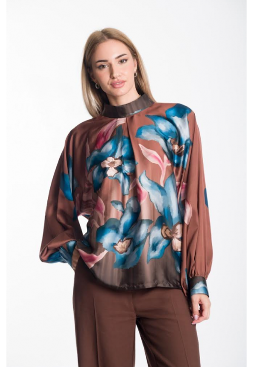 ΜΠΛΟΥΖΑ ΕΜΠΡΙΜΕ ΚΑΦΕ MARAS COLLECTION  X26/3079